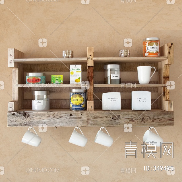 厨房用品3D模型下载【ID:349495】