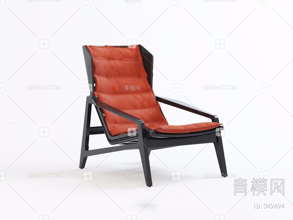 意大利 Molteni&C 休闲椅3D模型下载【ID:349494】