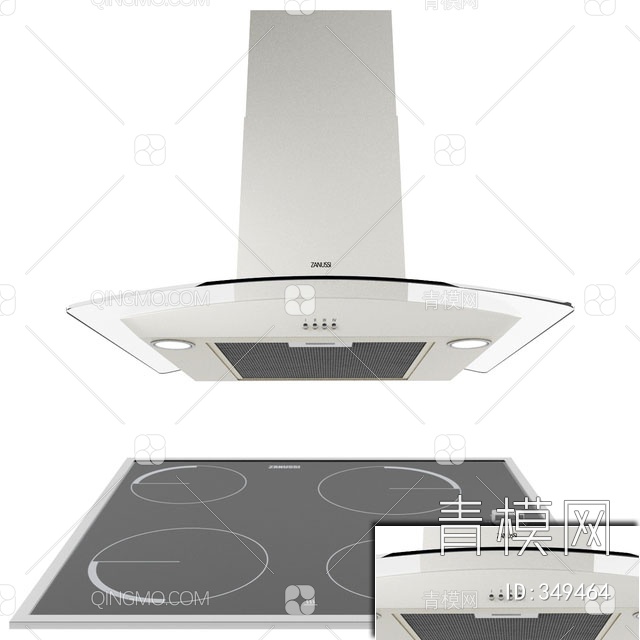 厨房电器3D模型下载【ID:349464】