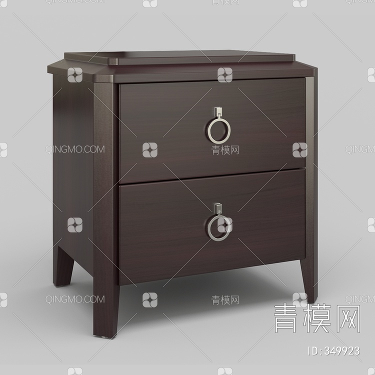 床头柜3D模型下载【ID:349923】
