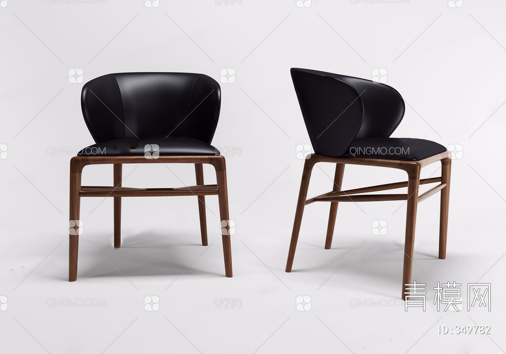 皮革单椅3D模型下载【ID:349782】
