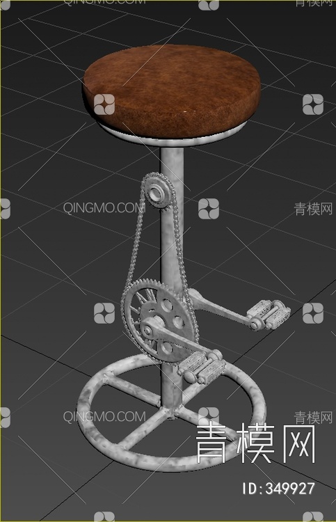 铁艺吧椅3D模型下载【ID:349927】