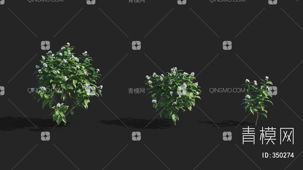花卉组合3D模型下载【ID:350274】