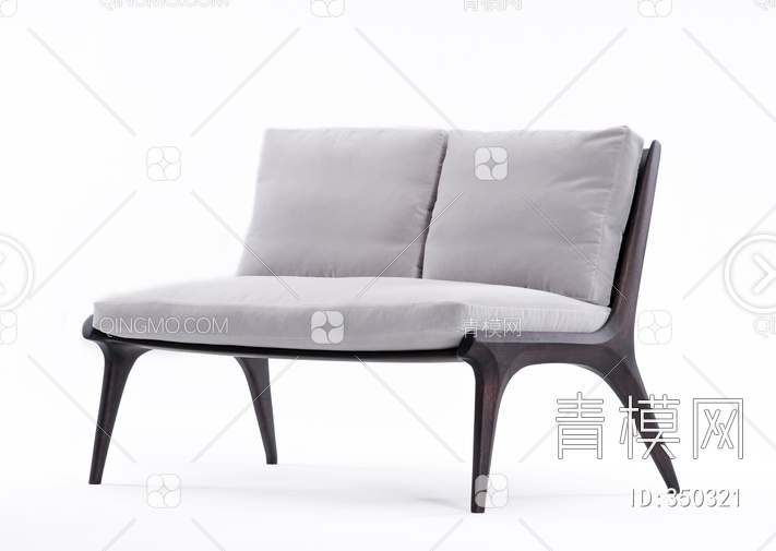 布艺户外椅3D模型下载【ID:350321】