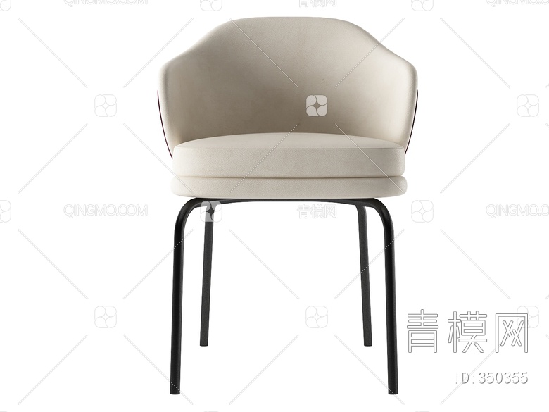 铁艺单椅3D模型下载【ID:350355】