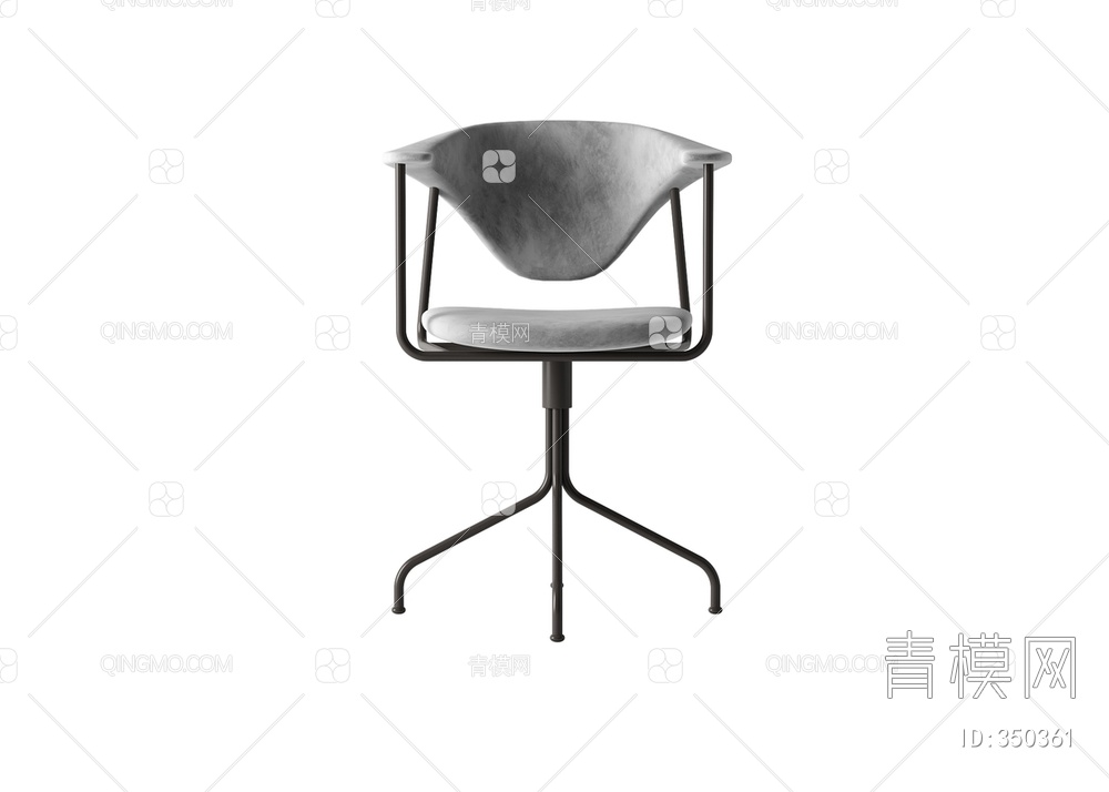 铁艺单椅3D模型下载【ID:350361】