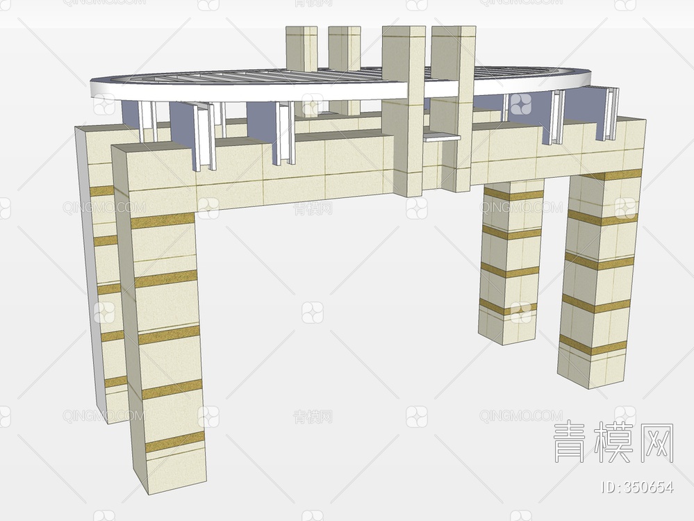 岗亭SU模型下载【ID:350654】