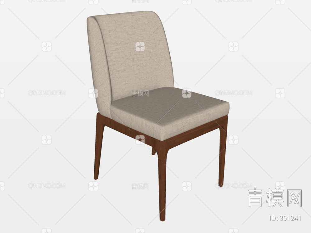 单椅SU模型下载【ID:351241】