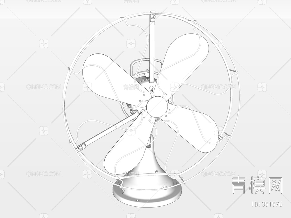 电风扇SU模型下载【ID:351576】