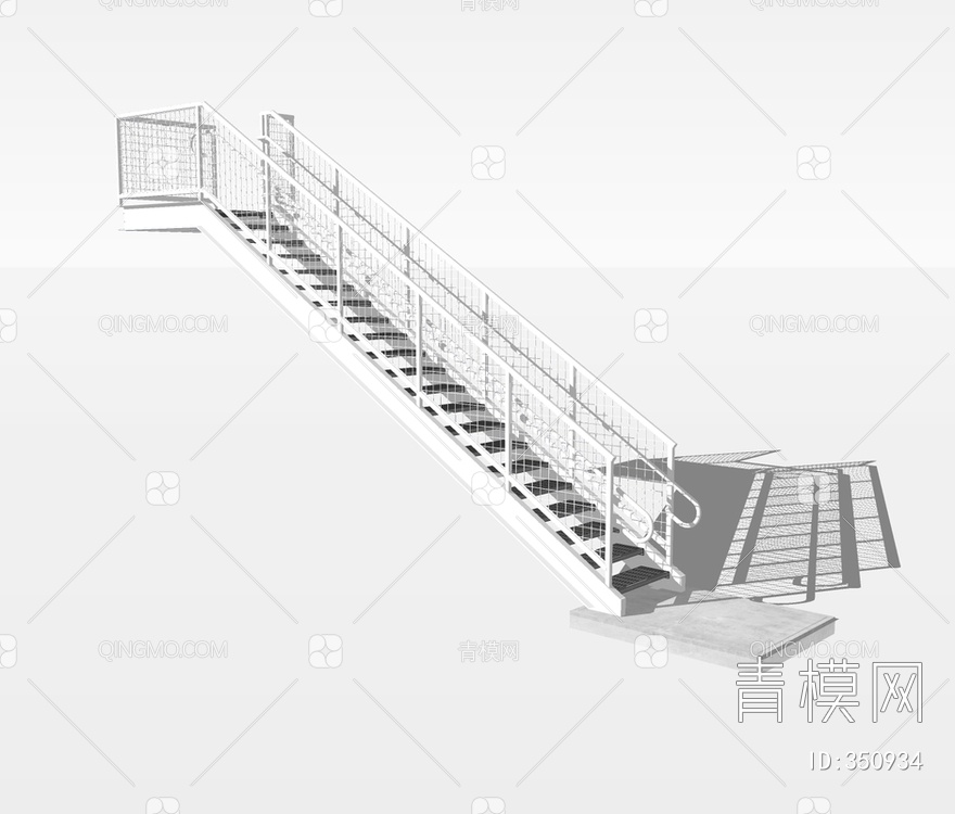楼梯SU模型下载【ID:350934】