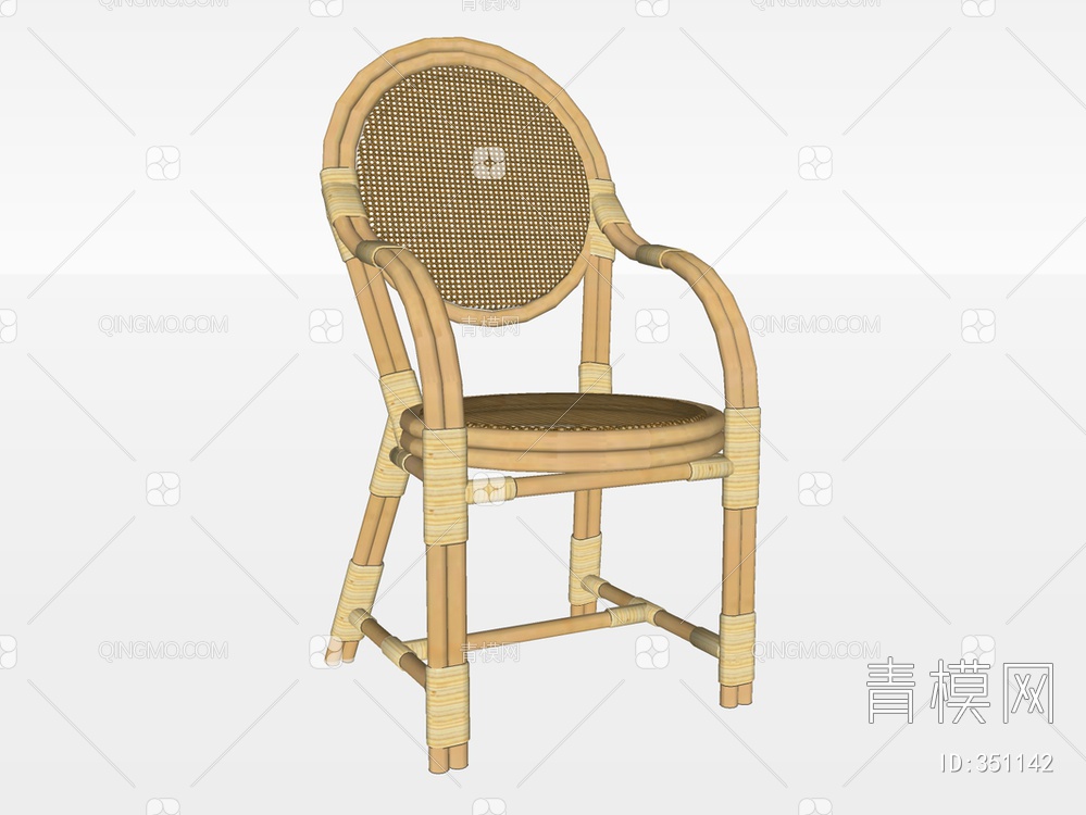 单椅SU模型下载【ID:351142】