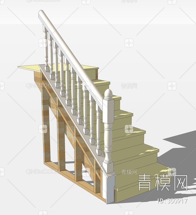 楼梯SU模型下载【ID:350917】