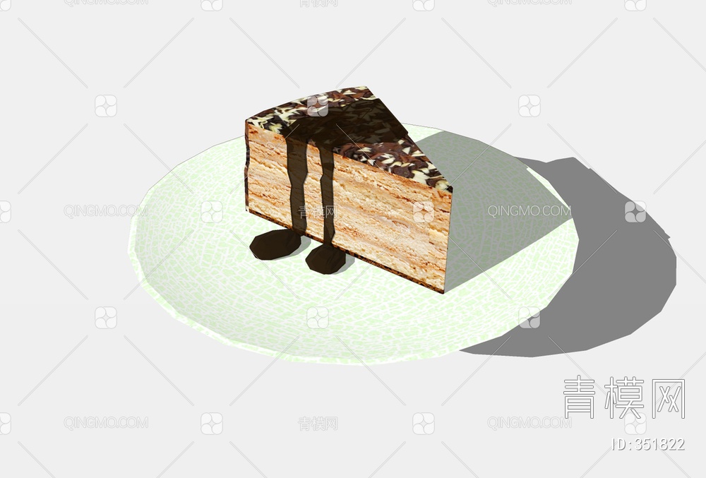 蛋糕SU模型下载【ID:351822】