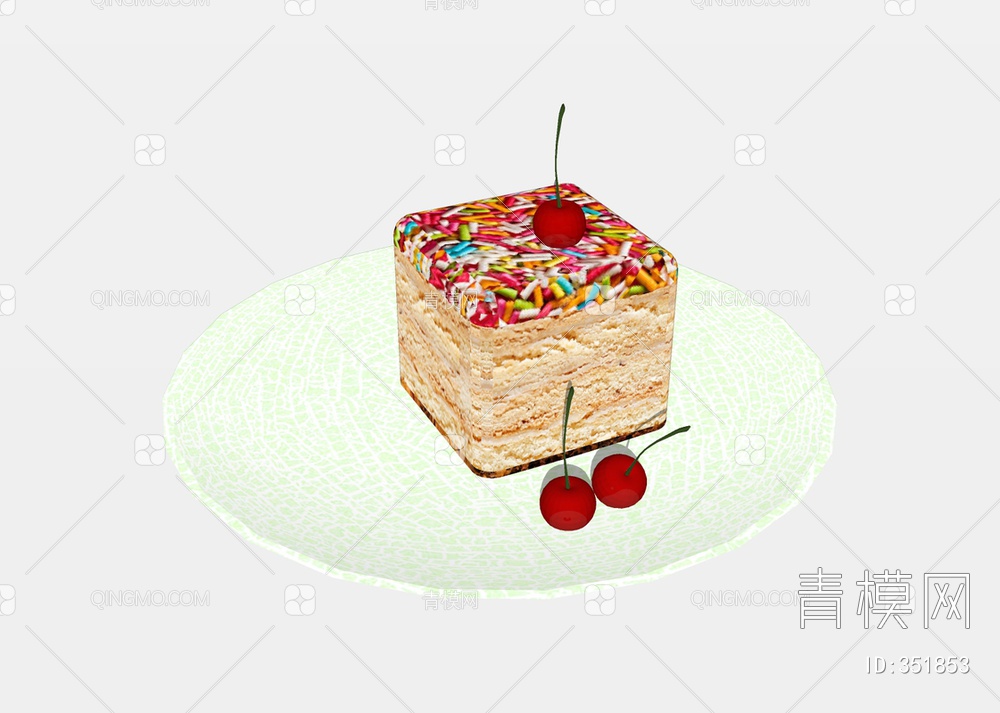 蛋糕SU模型下载【ID:351853】