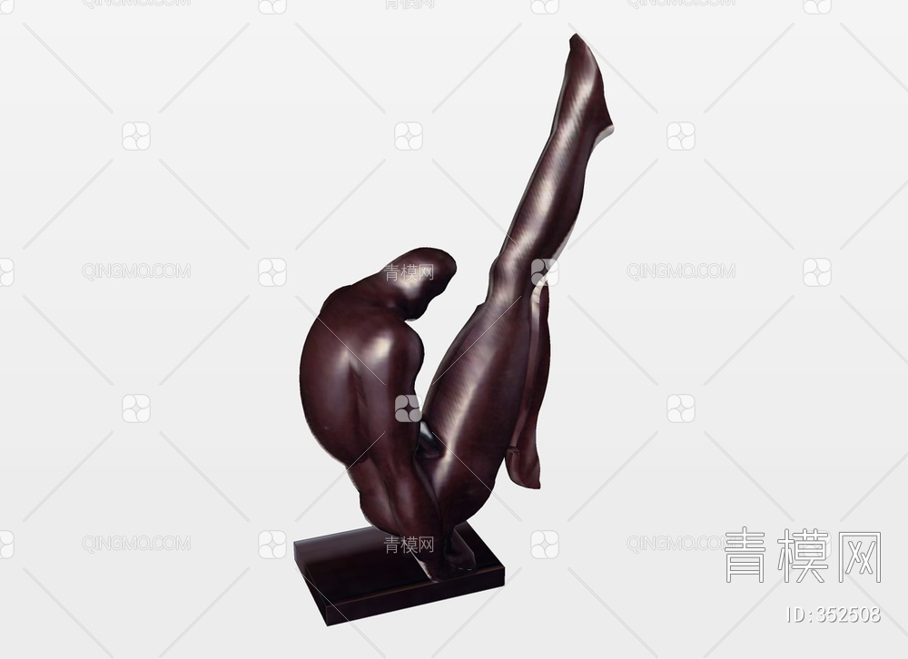 雕塑摆件SU模型下载【ID:352508】