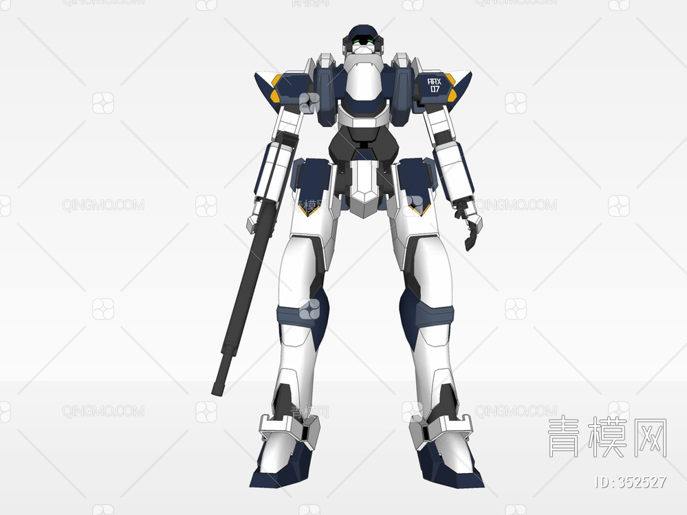 变形金刚机器人SU模型下载【ID:352527】