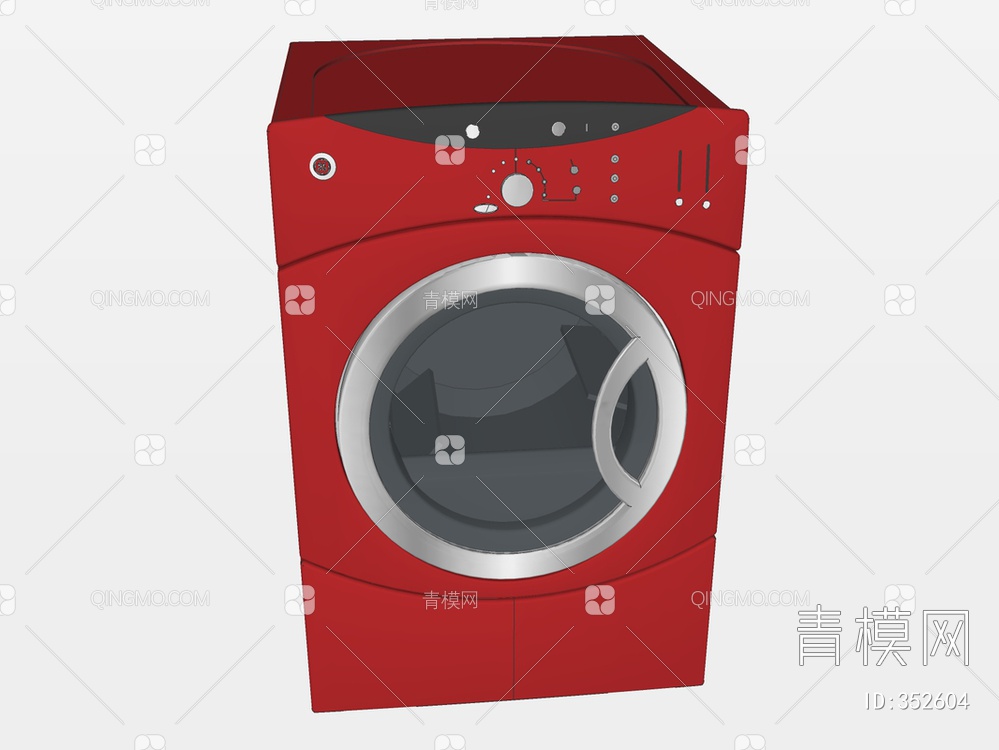 洗衣机SU模型下载【ID:352604】
