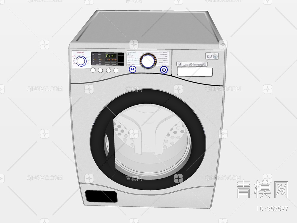 洗衣机SU模型下载【ID:352597】