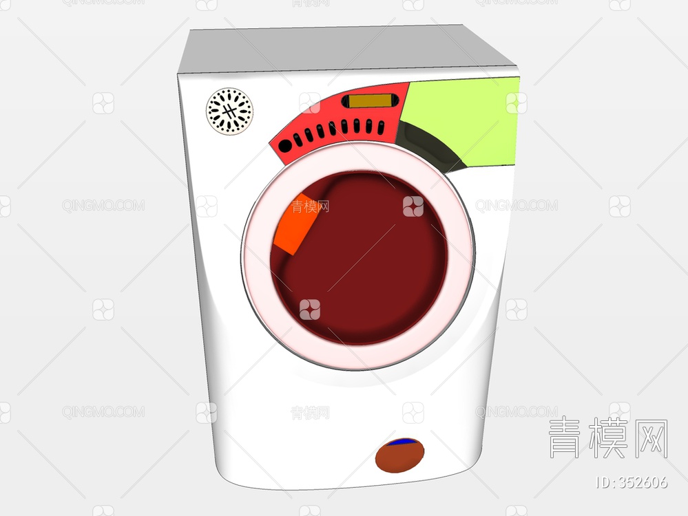 洗衣机SU模型下载【ID:352606】