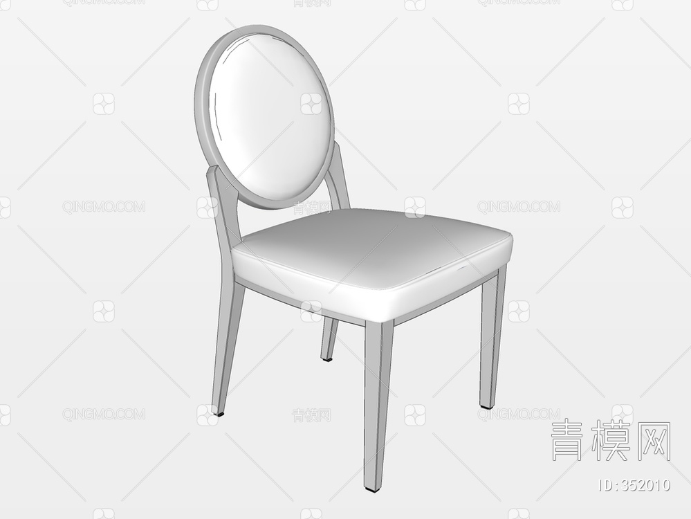 单椅SU模型下载【ID:352010】
