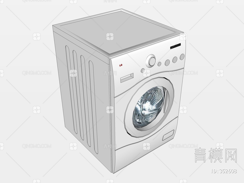 洗衣机SU模型下载【ID:352608】