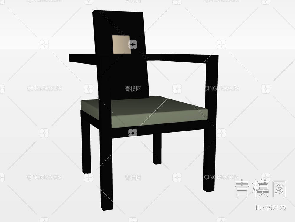 单椅SU模型下载【ID:352129】