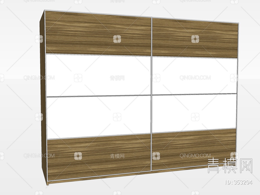 衣柜SU模型下载【ID:353204】