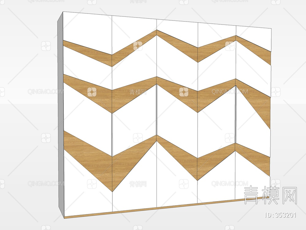 衣柜SU模型下载【ID:353201】