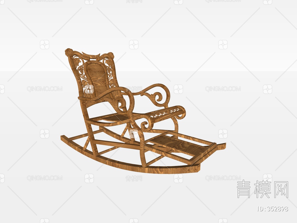 躺椅SU模型下载【ID:352898】