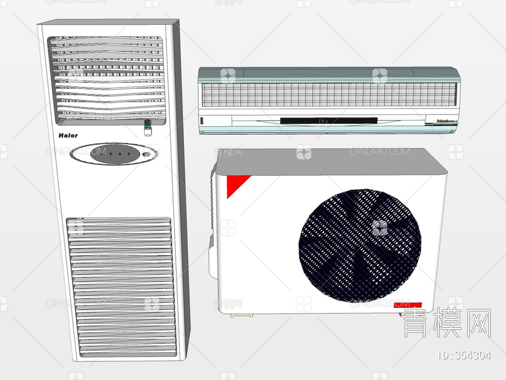 空调SU模型下载【ID:354304】