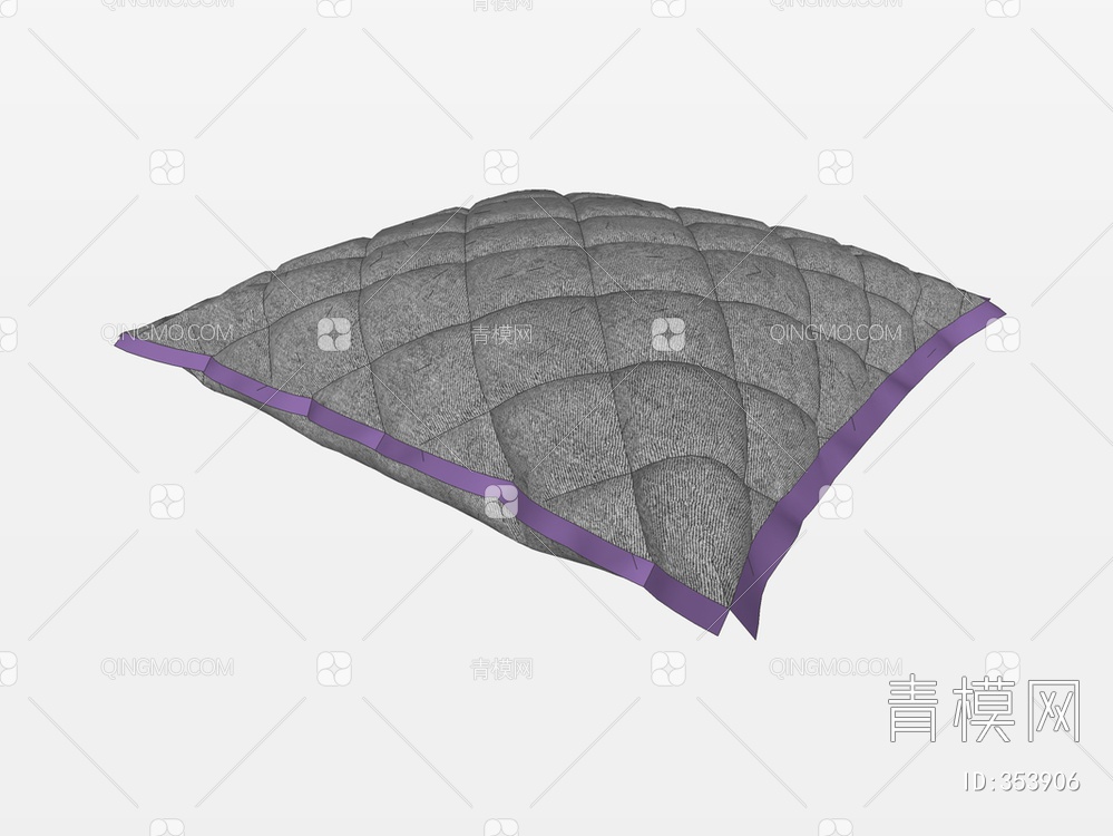 布艺抱枕SU模型下载【ID:353906】