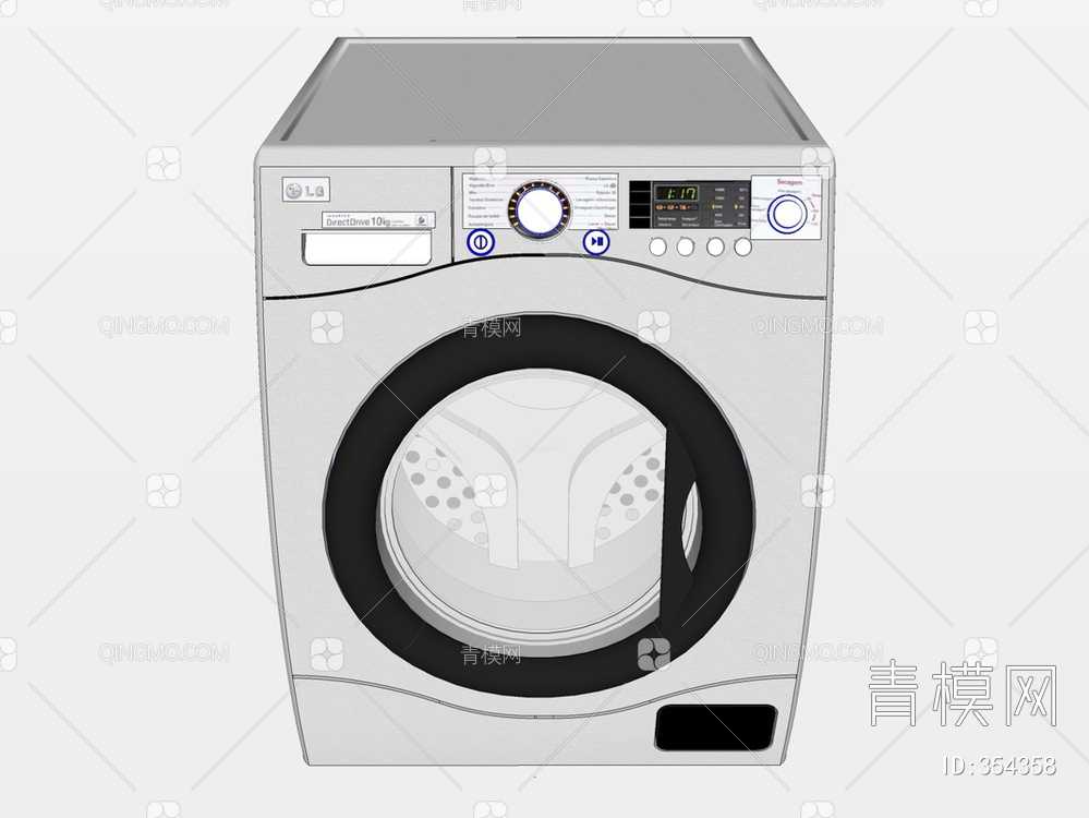 洗衣机SU模型下载【ID:354358】