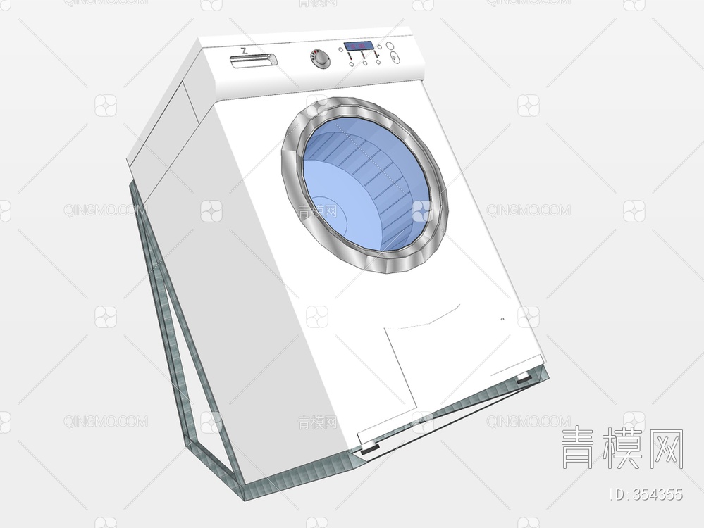 洗衣机SU模型下载【ID:354355】