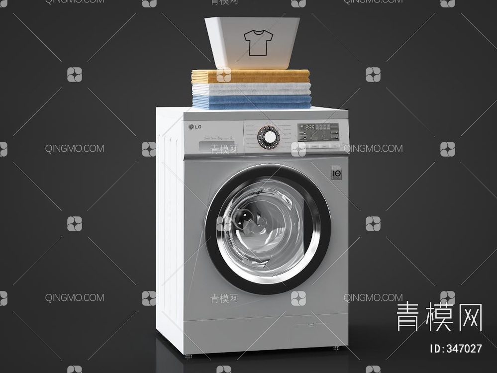 洗衣机3D模型下载【ID:347027】