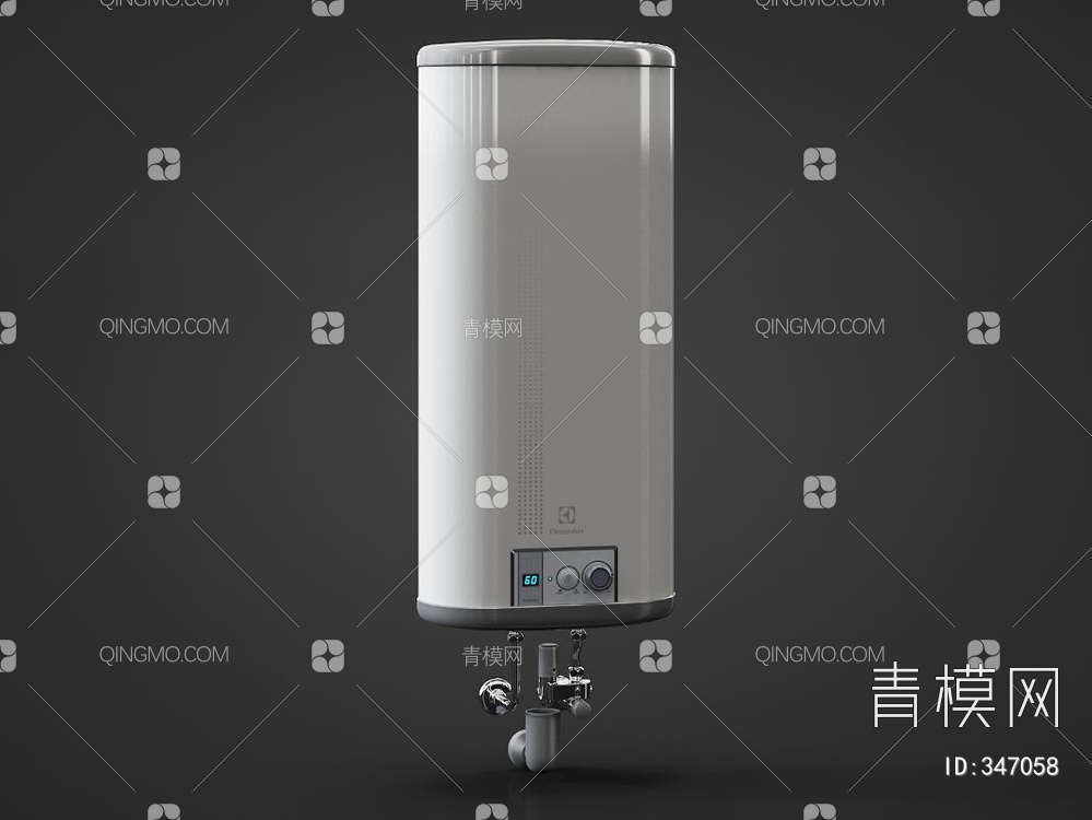 天然气热水器3D模型下载【ID:347058】