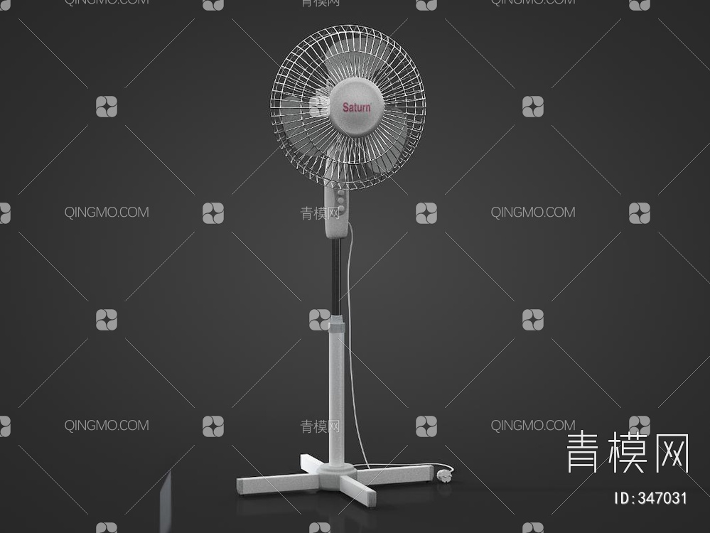 立式风扇3D模型下载【ID:347031】
