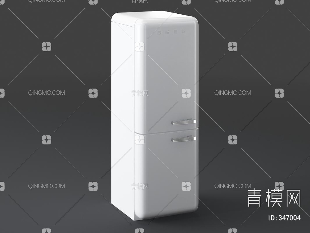 单门冰箱3D模型下载【ID:347004】