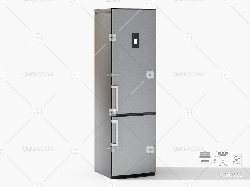 单门冰箱3D模型下载【ID:347028】