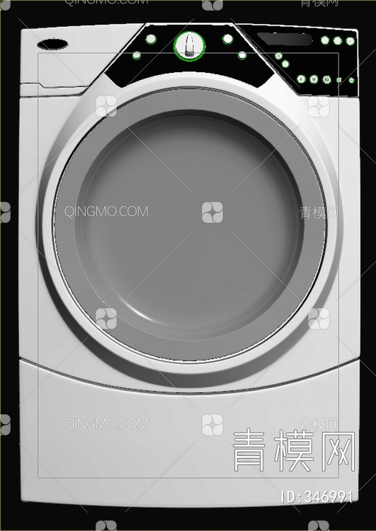 洗衣机3D模型下载【ID:346991】