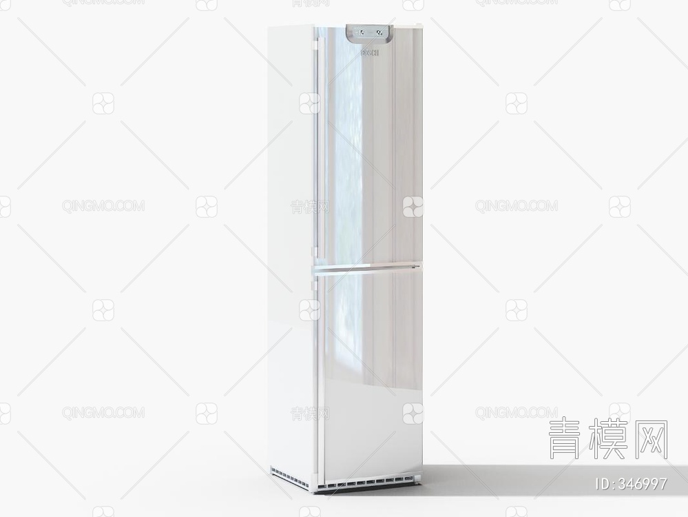 单门冰箱3D模型下载【ID:346997】