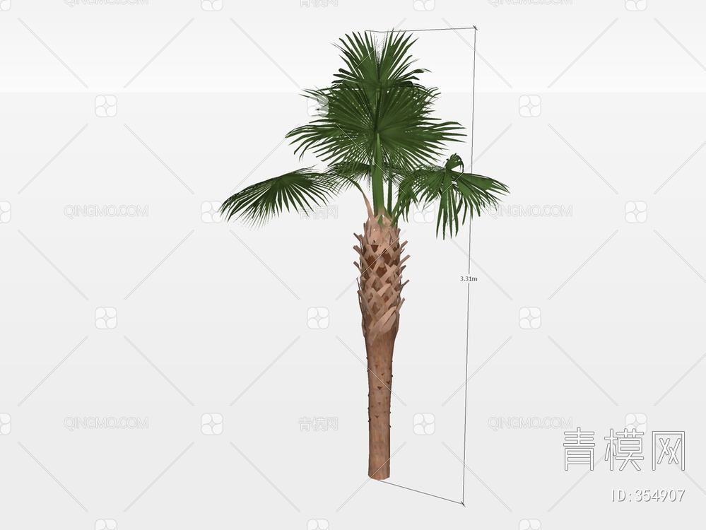 棕榈树SU模型下载【ID:354907】