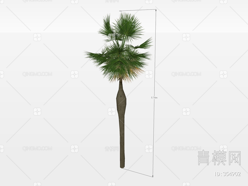 棕榈树SU模型下载【ID:354902】