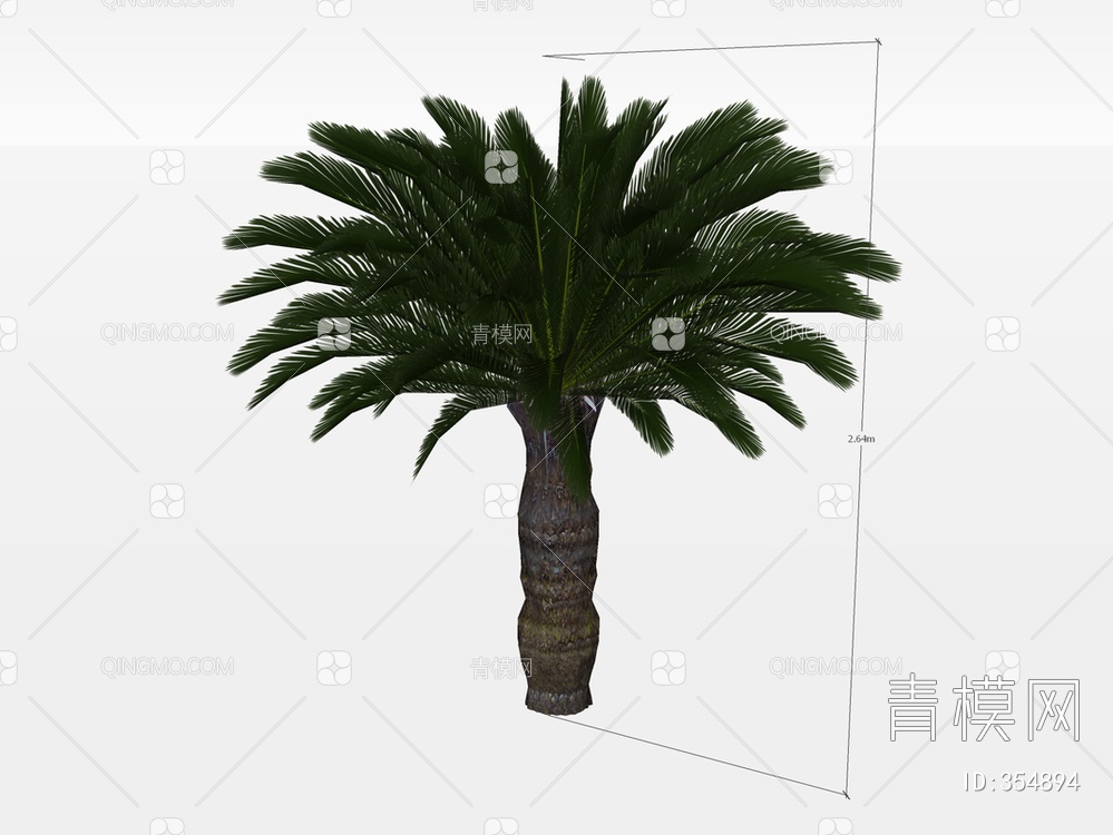 棕榈树SU模型下载【ID:354894】