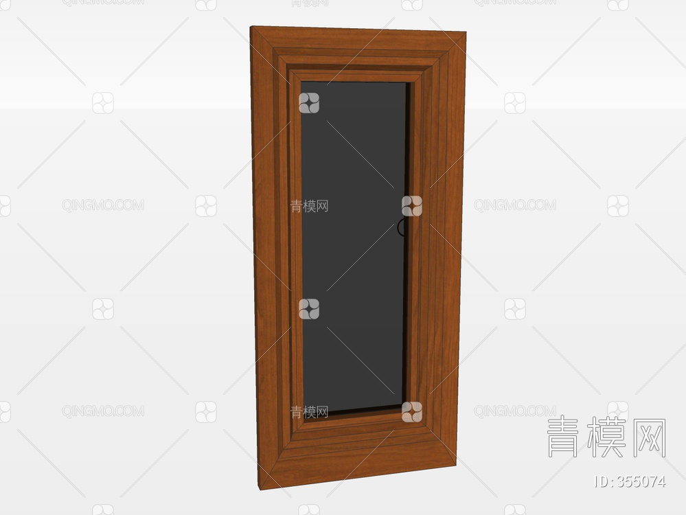 木质窗户SU模型下载【ID:355074】
