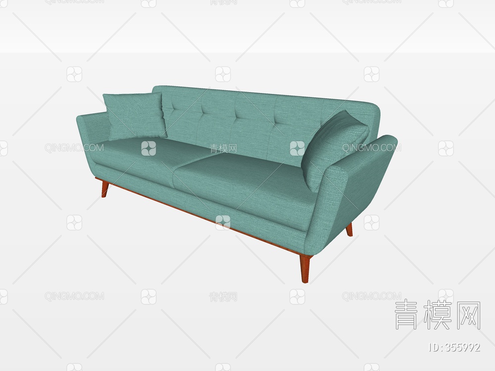 双人沙发SU模型下载【ID:355992】