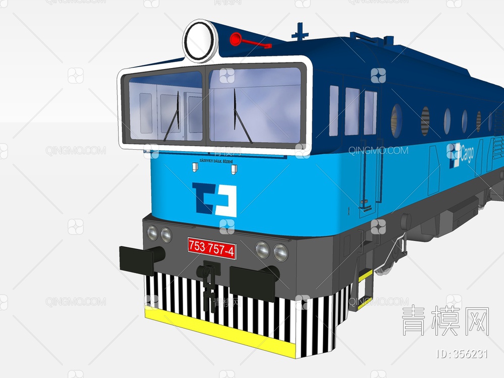 火车SU模型下载【ID:356231】