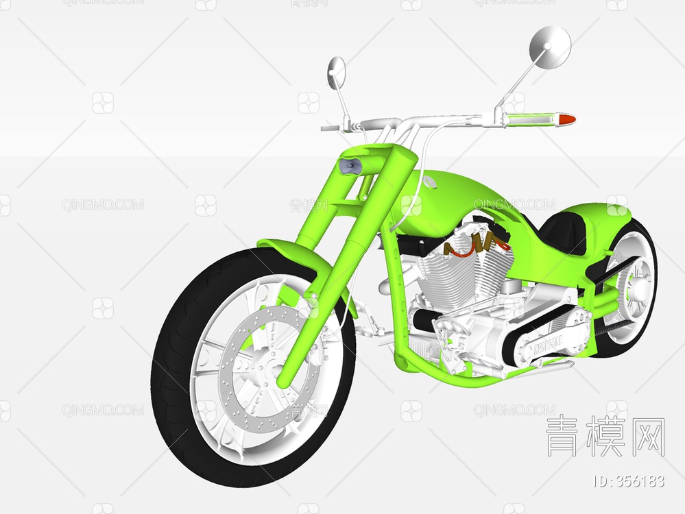 摩托车SU模型下载【ID:356183】