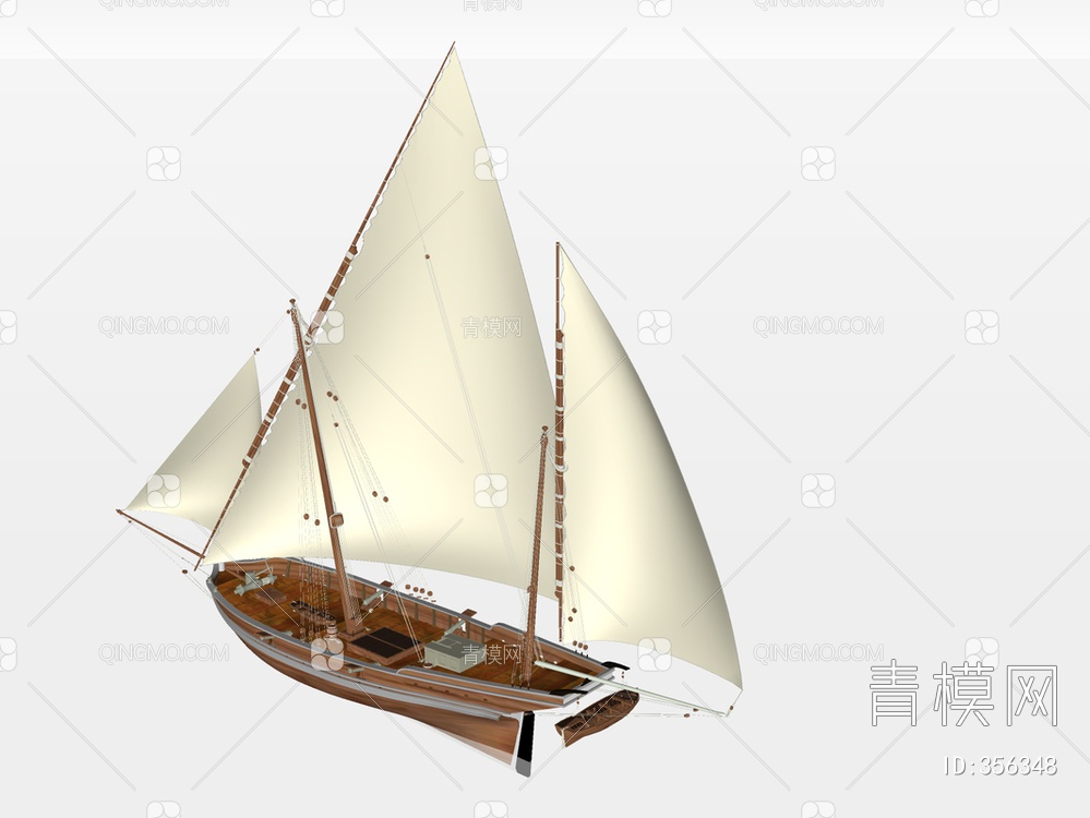 轮船SU模型下载【ID:356348】