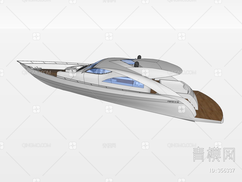 轮船SU模型下载【ID:356337】