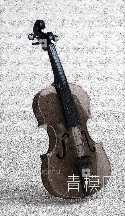 小提琴3D模型下载【ID:347550】